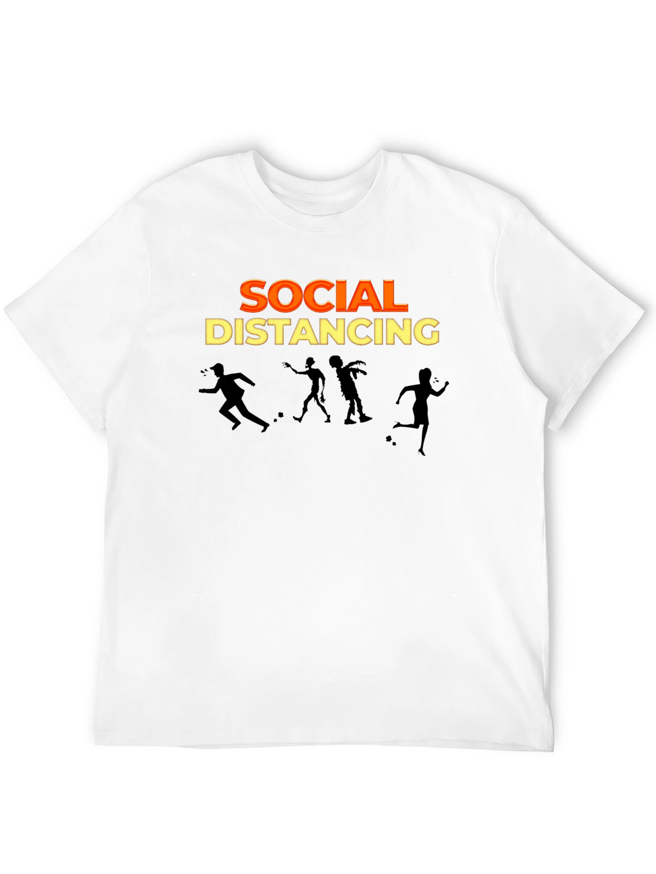 Social Distancing Zombie T-Shirt