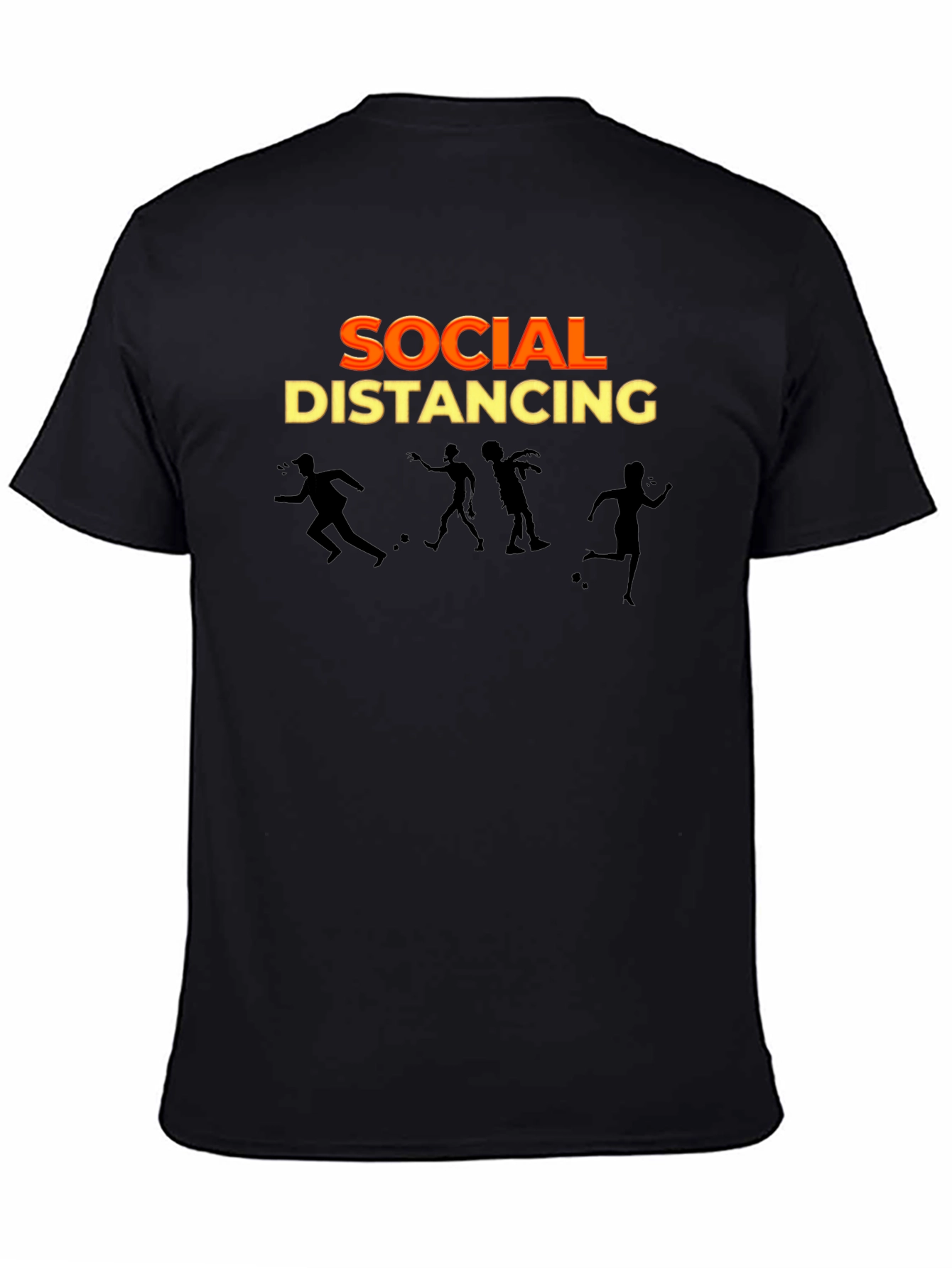 Social Distancing Zombie T-Shirt