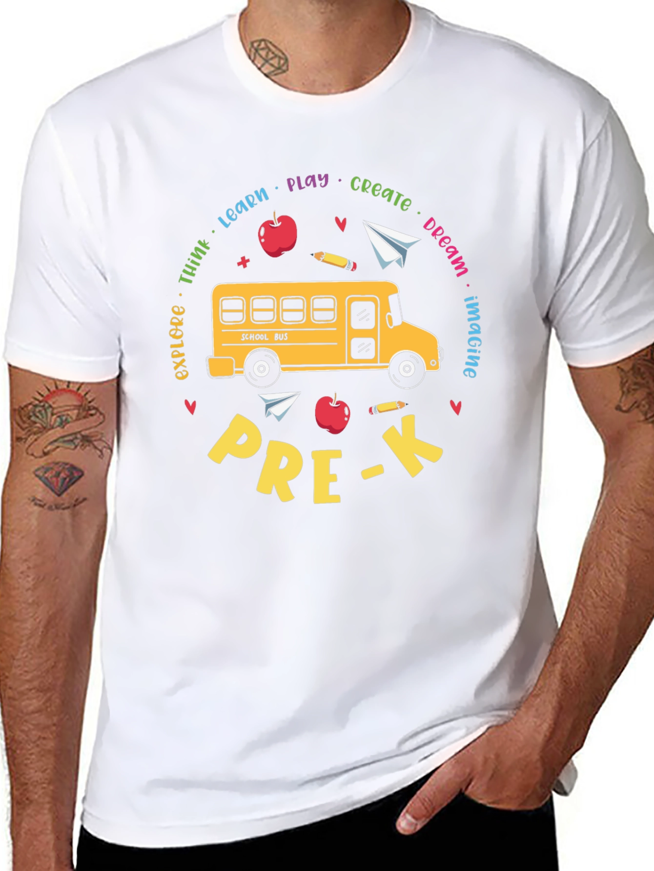 Pre-K School Bus T-Shirt