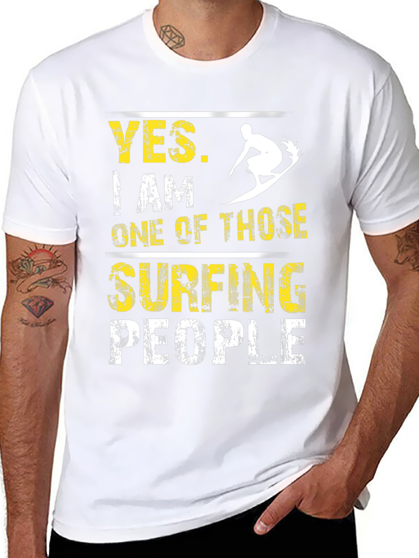 Yes I Am One of Those Surfing People T-Shirt