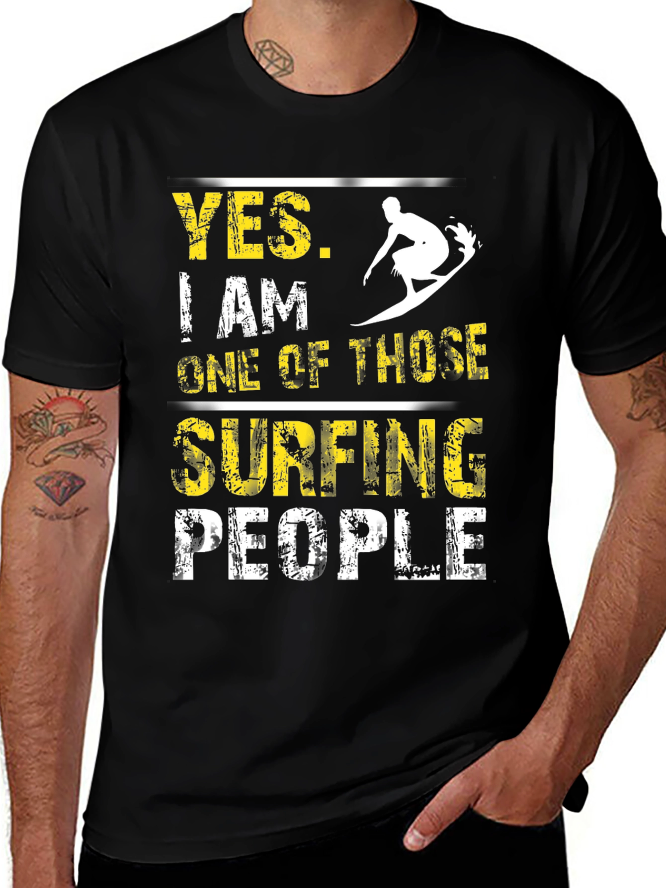 Yes I Am One of Those Surfing People T-Shirt