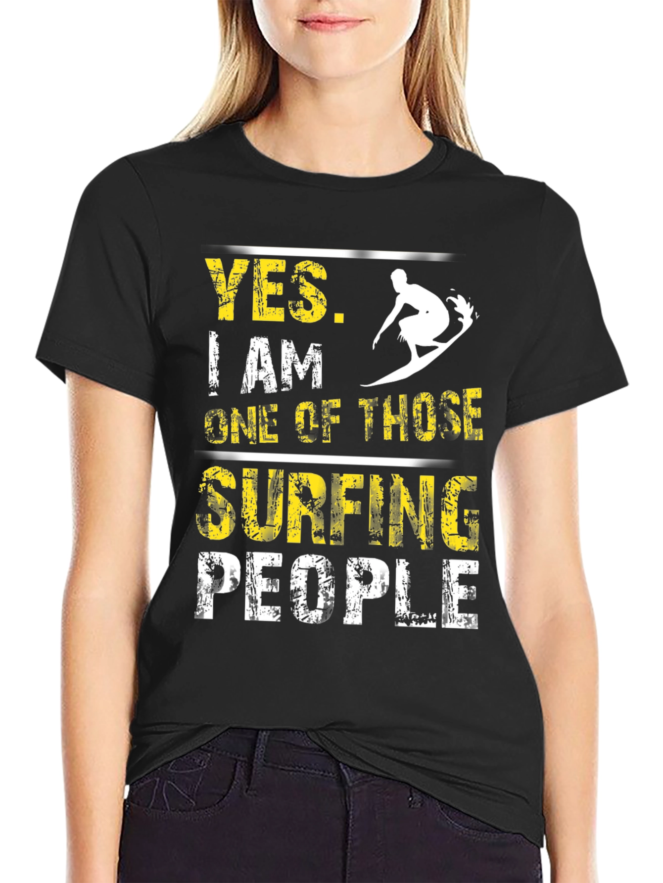 Yes I Am One of Those Surfing People T-Shirt