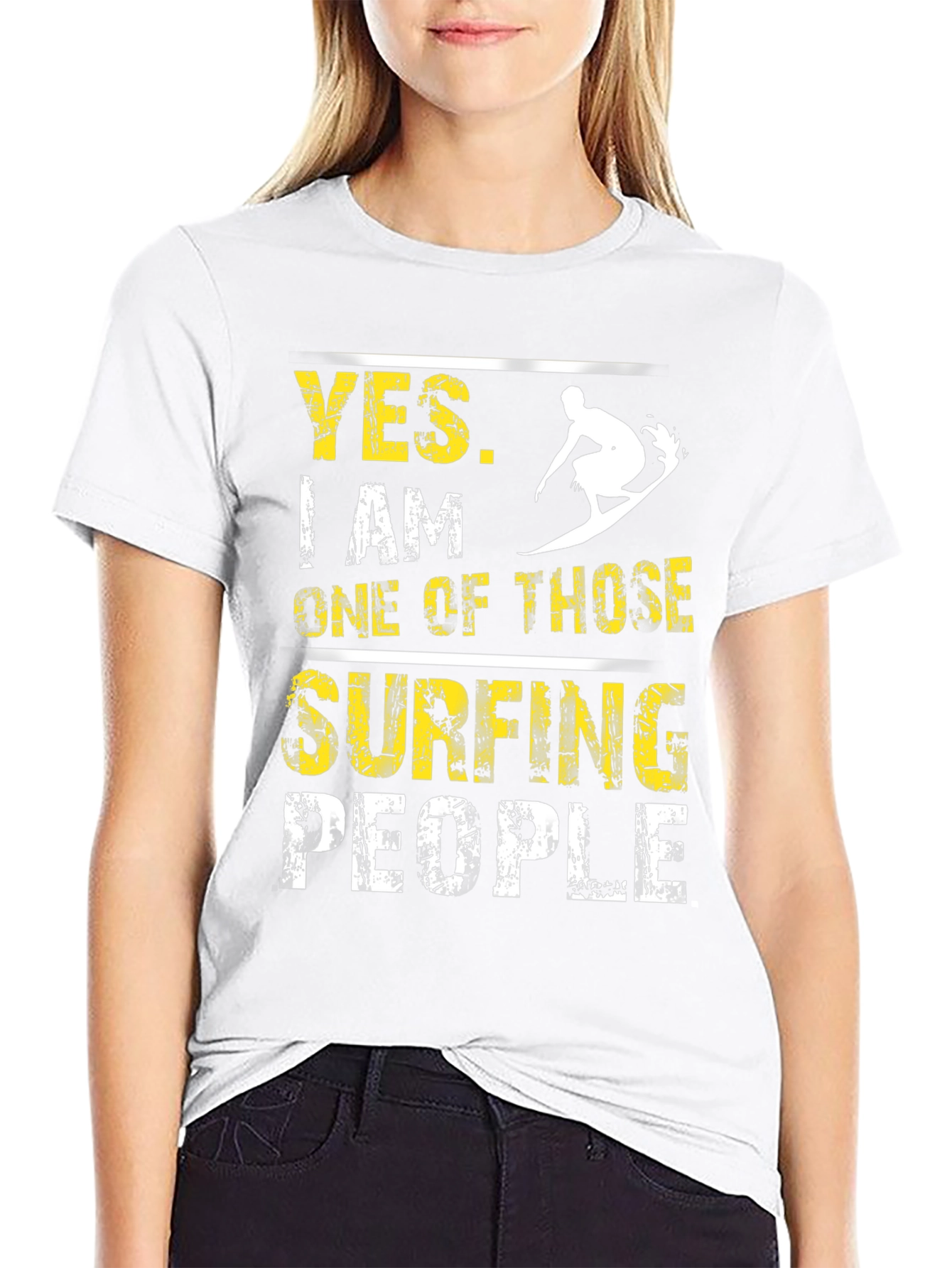 Yes I Am One of Those Surfing People T-Shirt