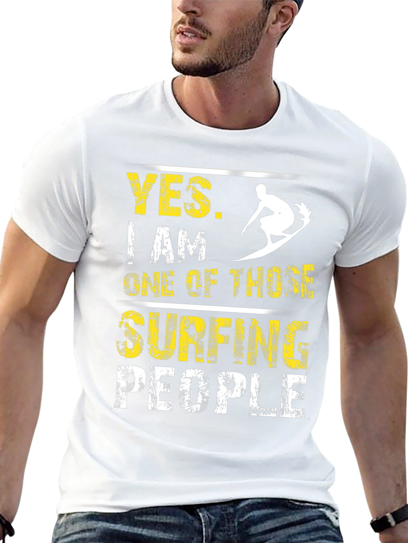 Yes I Am One of Those Surfing People T-Shirt