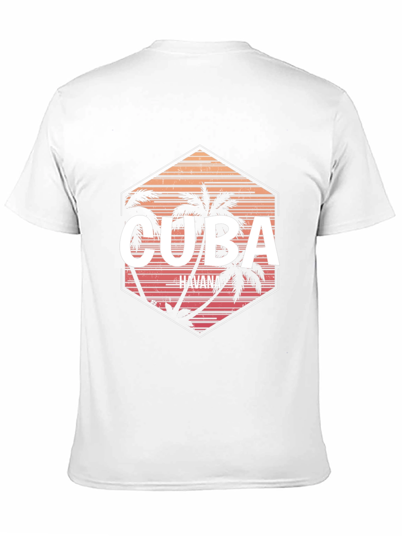 Cuba Havana Palm Tree Graphic Tee