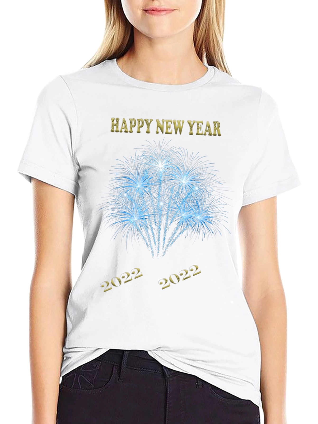 Happy New Year 2022 Fireworks T-Shirt