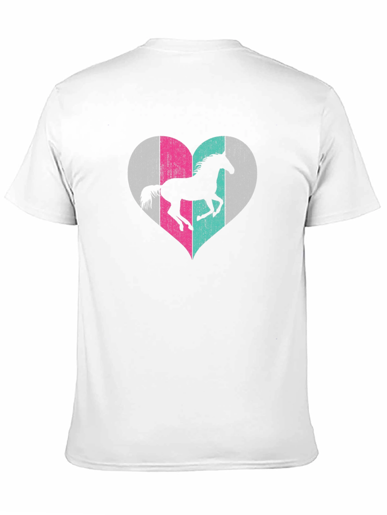 Horse Heart Graphic Tee - Unisex Black T-Shirt