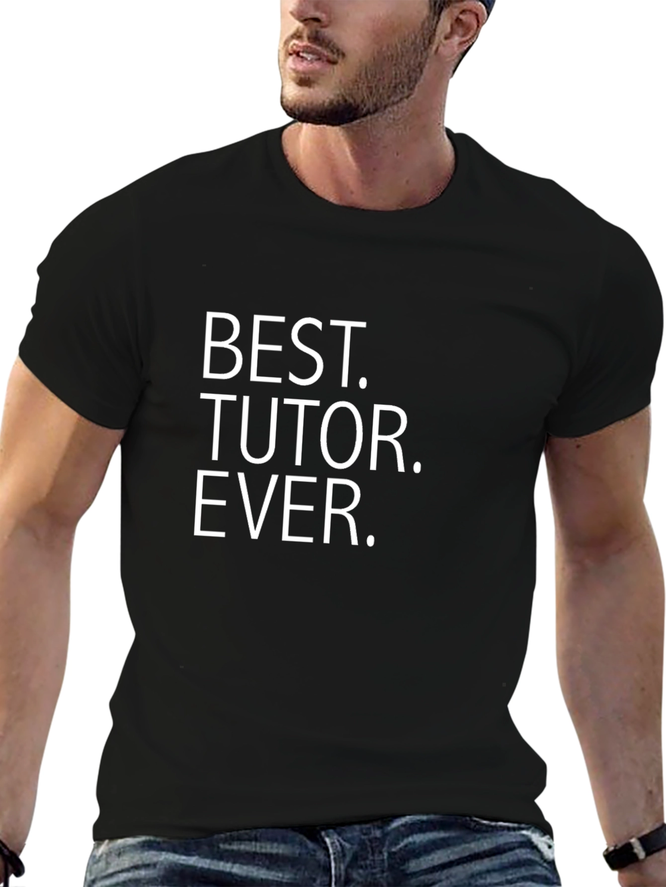 Best Tutor Ever T-Shirt - Black Graphic Tee
