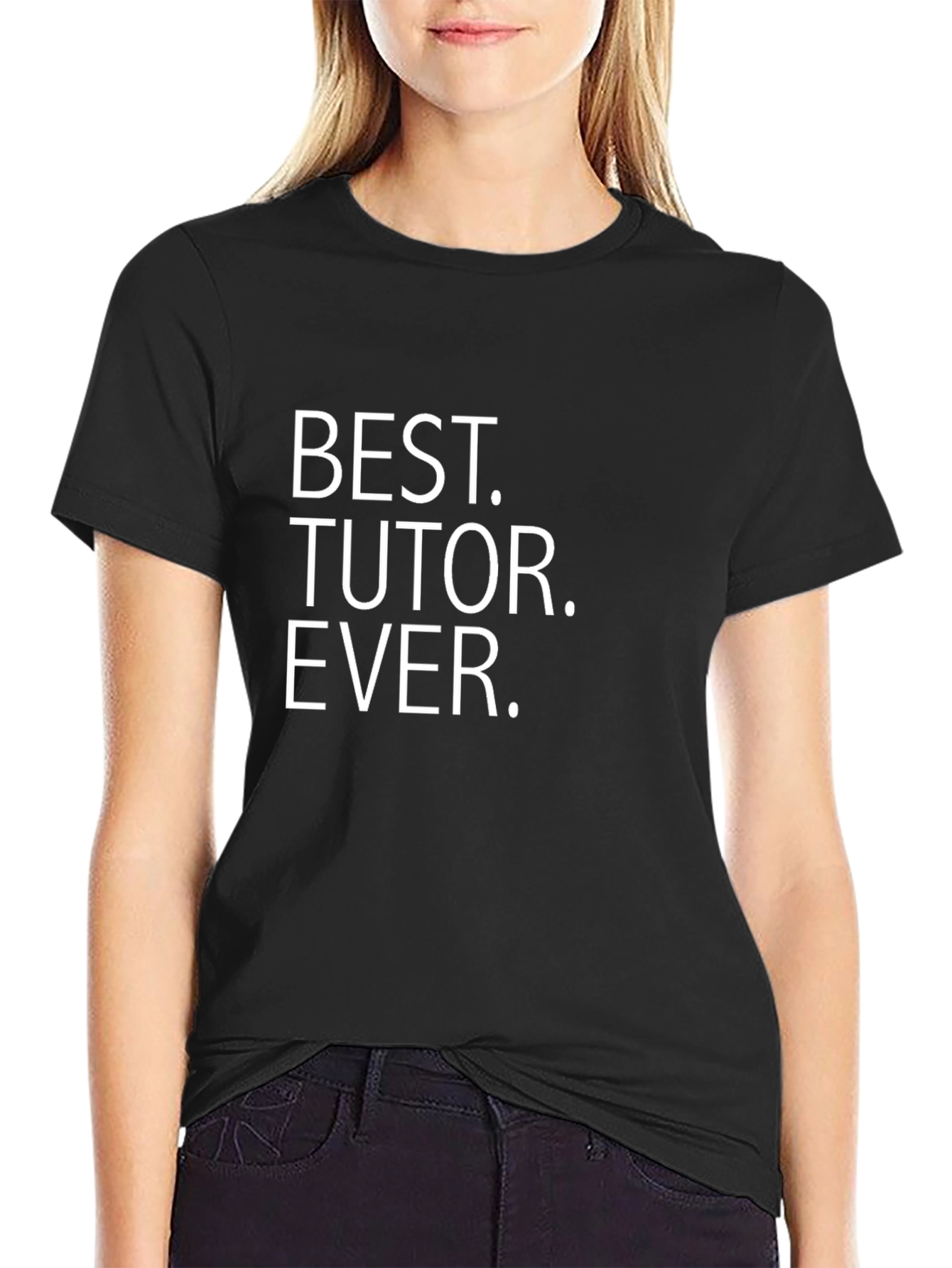 Best Tutor Ever T-Shirt - Black Graphic Tee