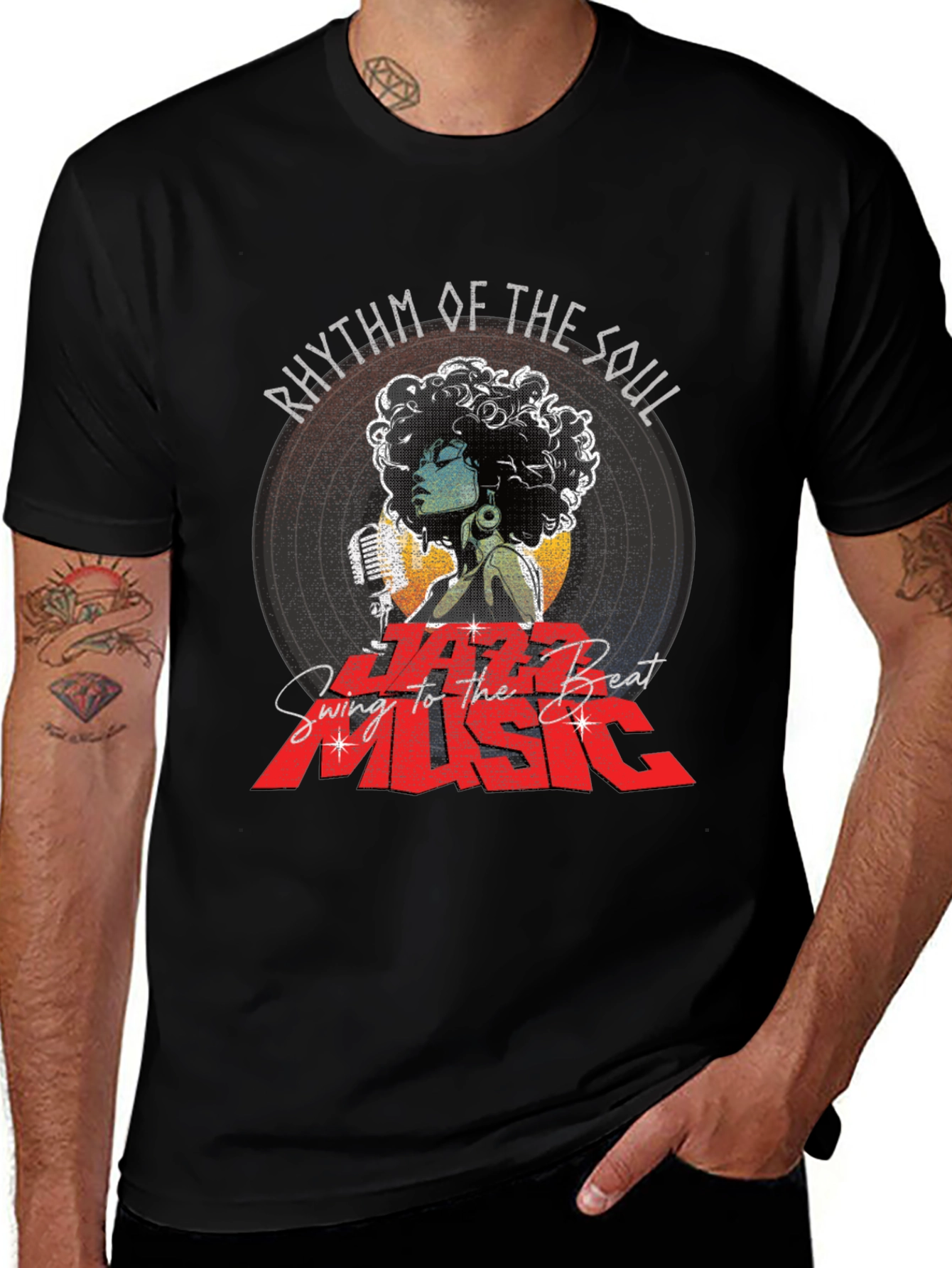 Rhythm of the Soul Jazz Music T-Shirt