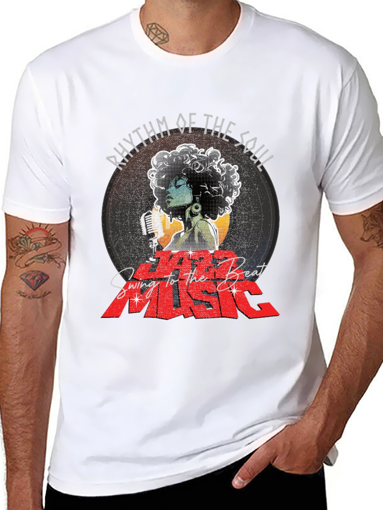 Rhythm of the Soul Jazz Music T-Shirt