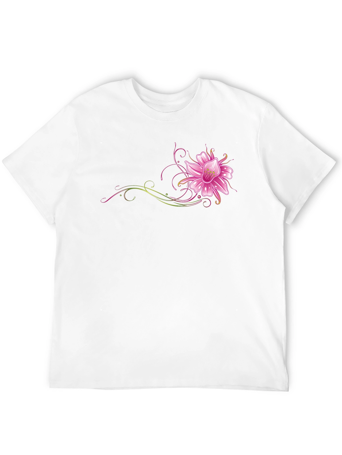 Black Floral T-Shirt - Stylish Graphic Tee