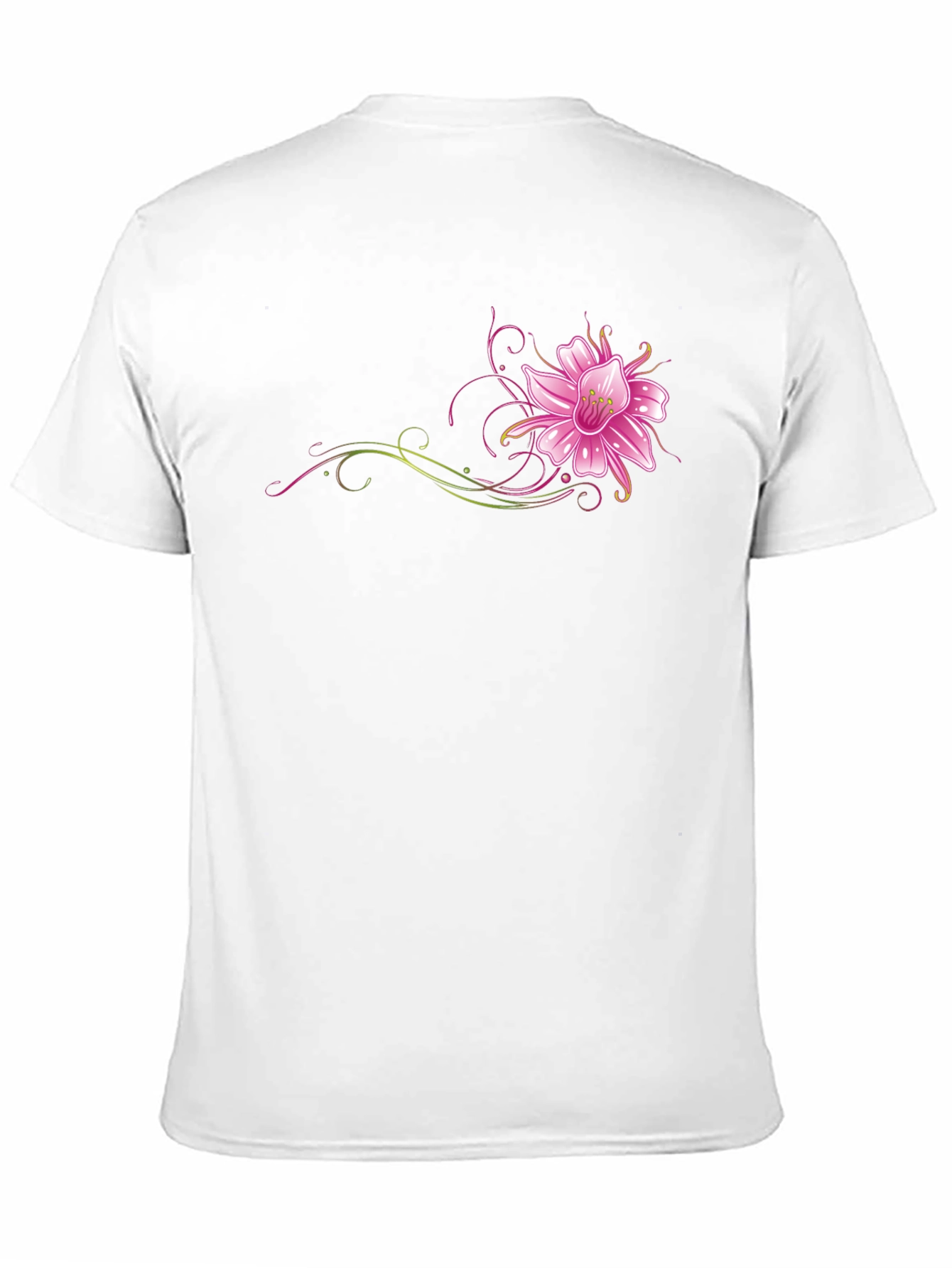 Black Floral T-Shirt - Stylish Graphic Tee