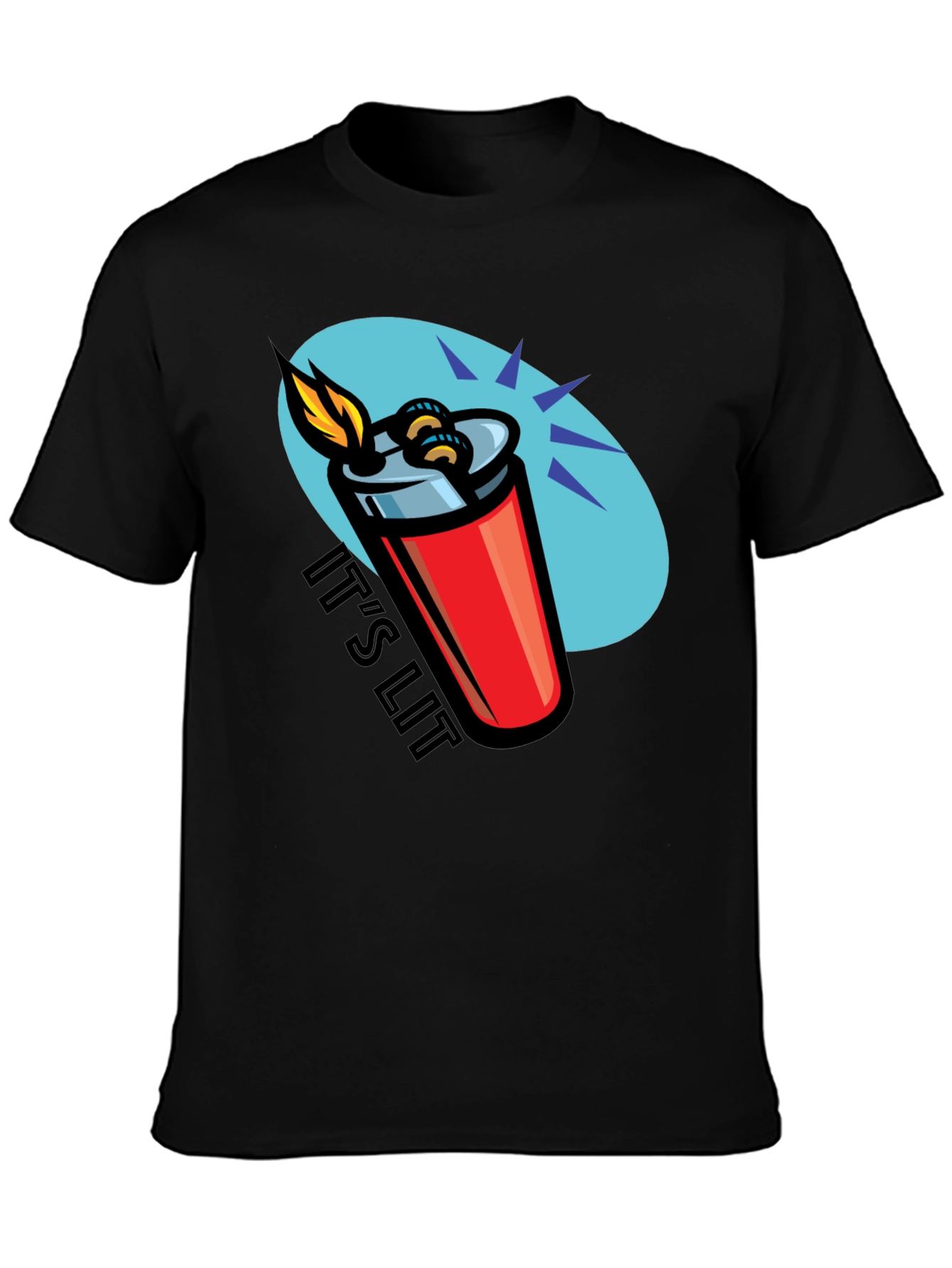 Its Lit T-Shirt - Novelty Graphic Tee
