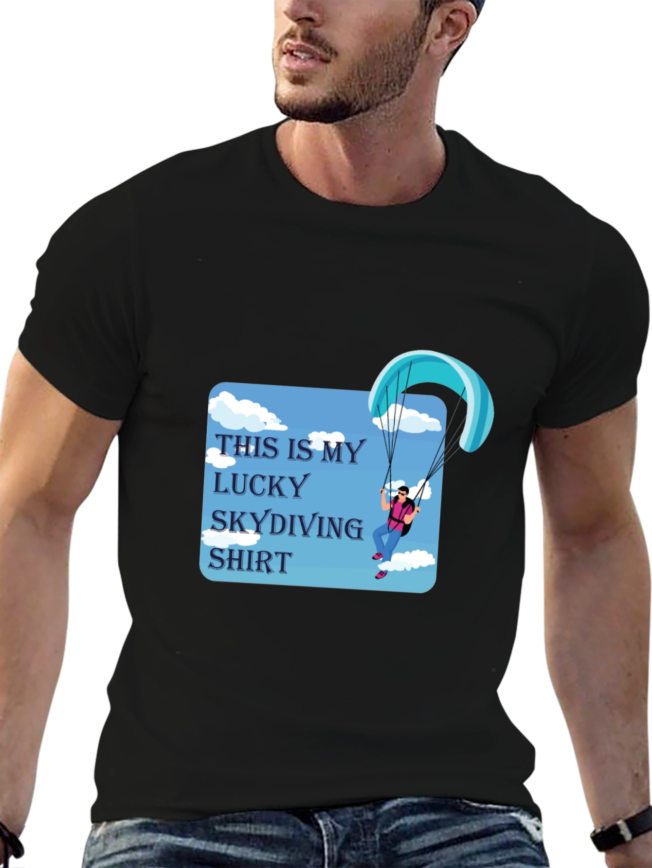 Lucky Skydiving Shirt - Soft Cotton Tee