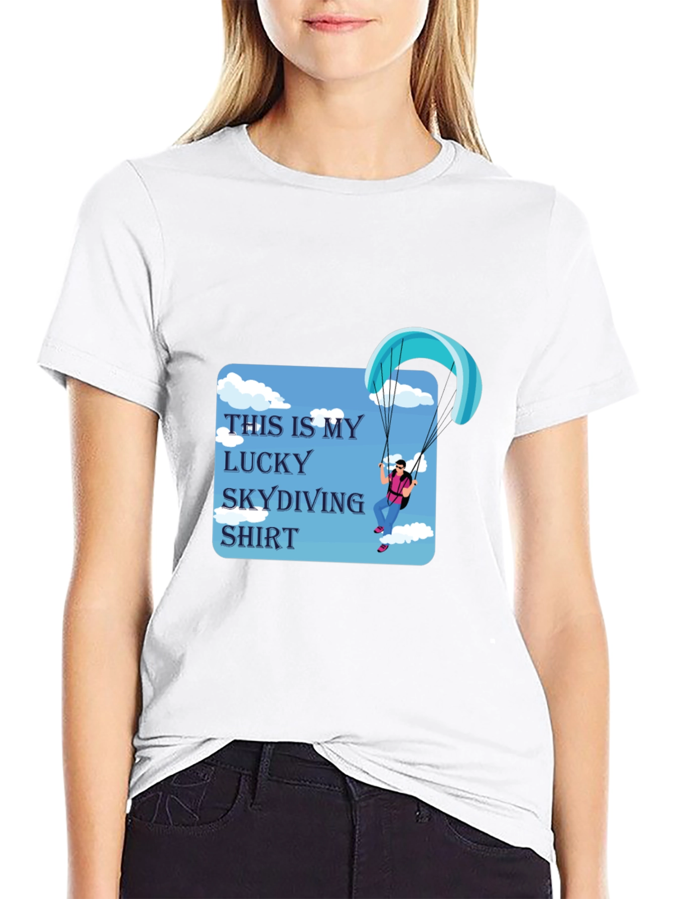 Lucky Skydiving Shirt - Soft Cotton Tee