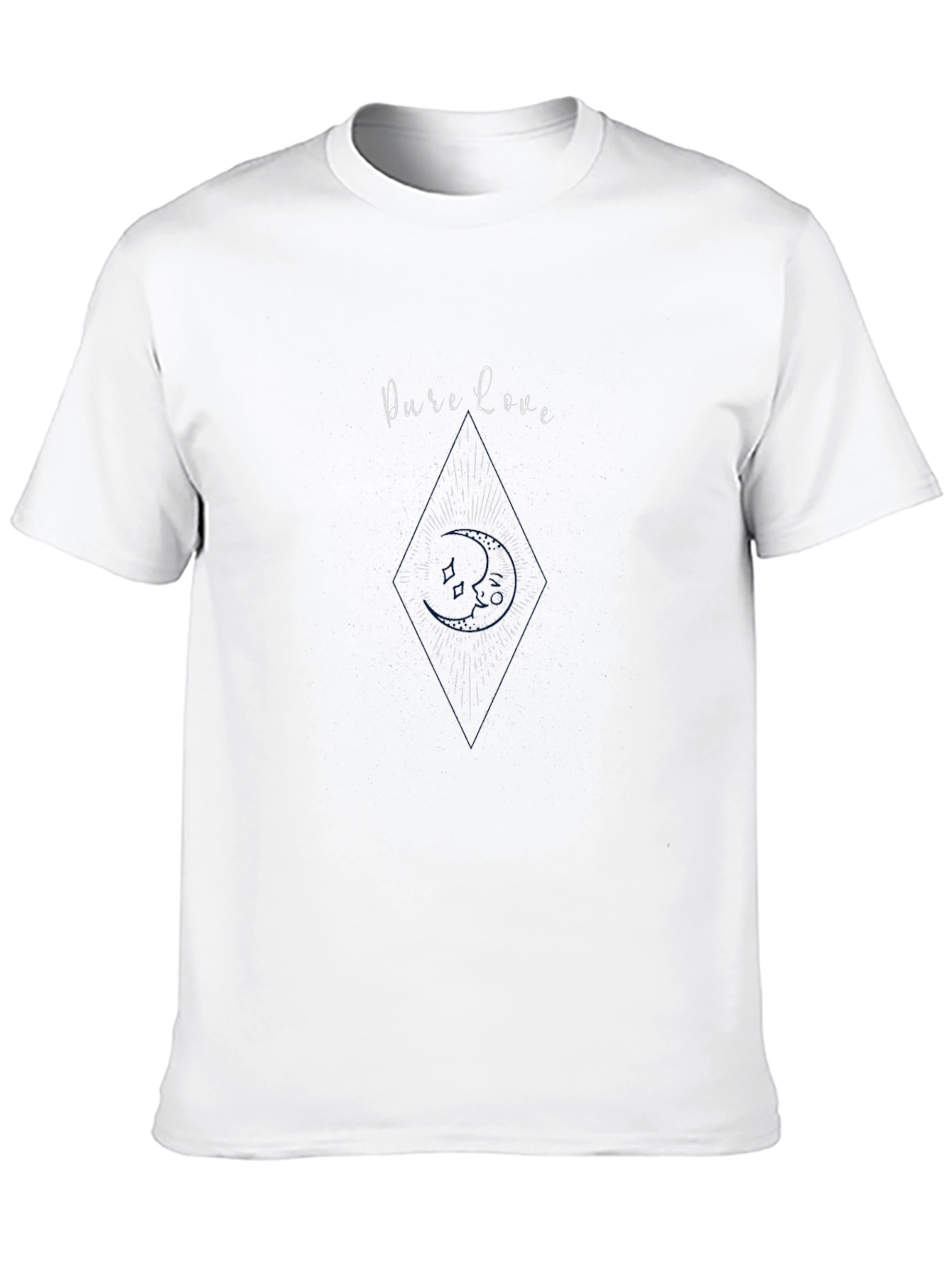 Pure Love Graphic Tee - Modern Black T-Shirt