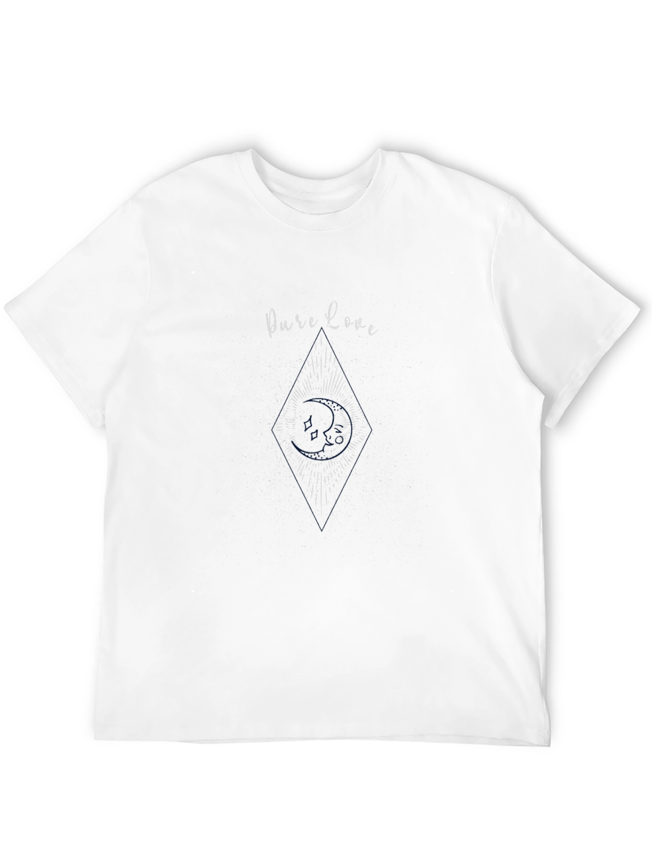 Pure Love Graphic Tee - Modern Black T-Shirt