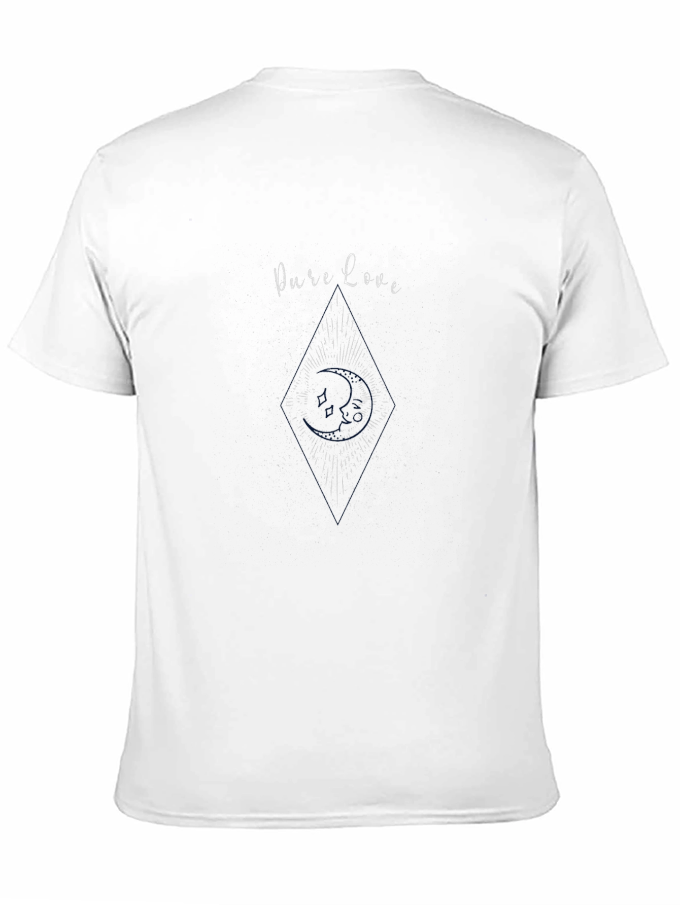 Pure Love Graphic Tee - Modern Black T-Shirt
