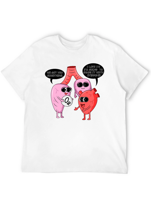 Anatomically Funny: Lung & Heart Graphic Tee