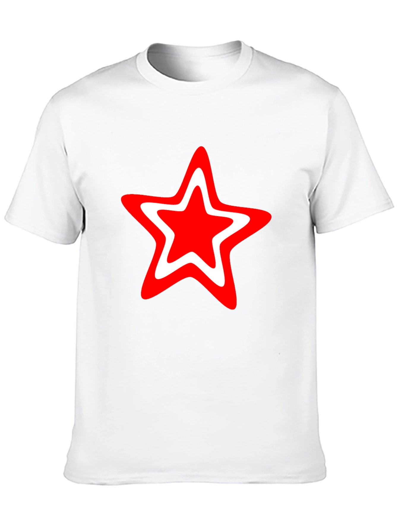 Red Star Graphic Black T-Shirt
