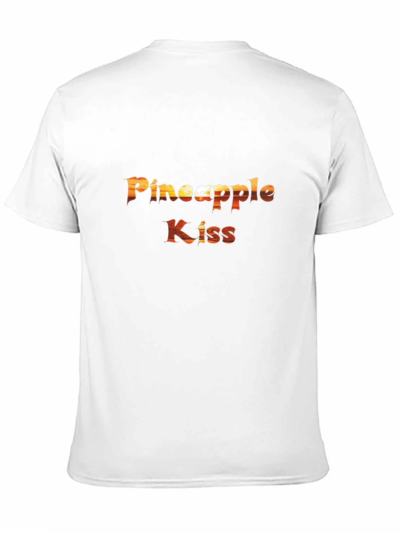 Pineapple Kiss Graphic T-Shirt - Black