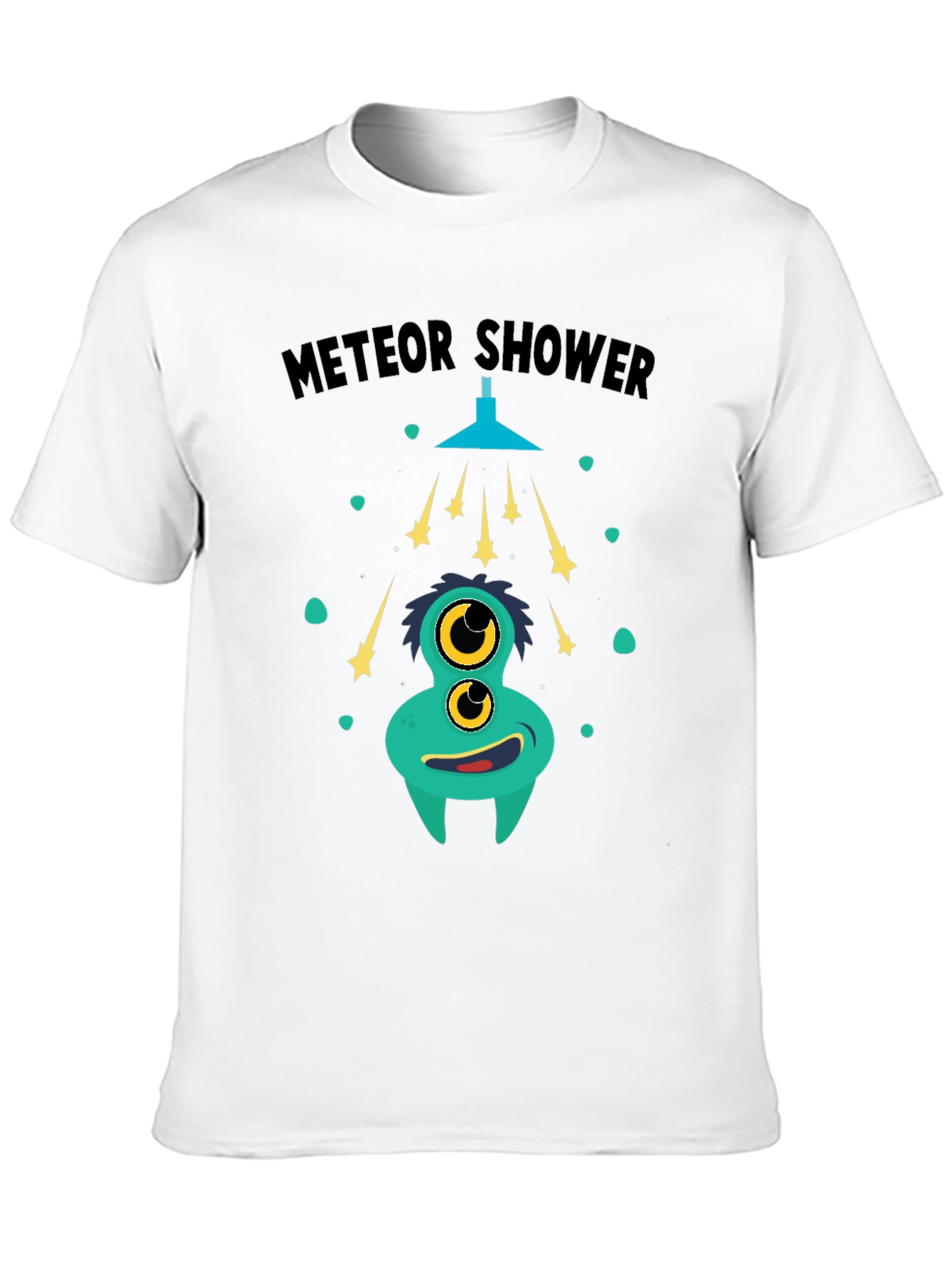 Meteor Shower Monster Graphic T-Shirt