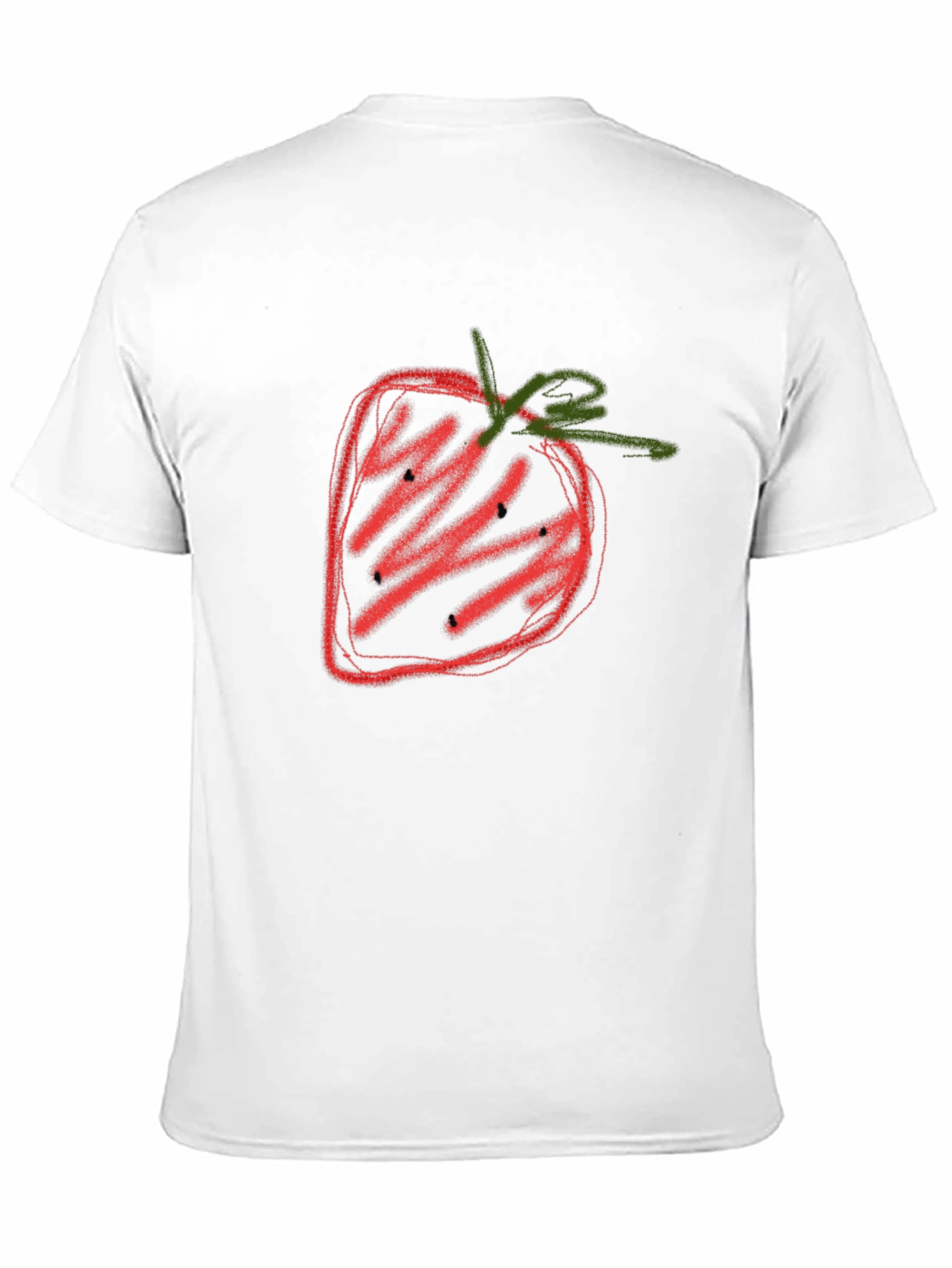 Strawberry Graphic Tee - Casual Cotton Shirt