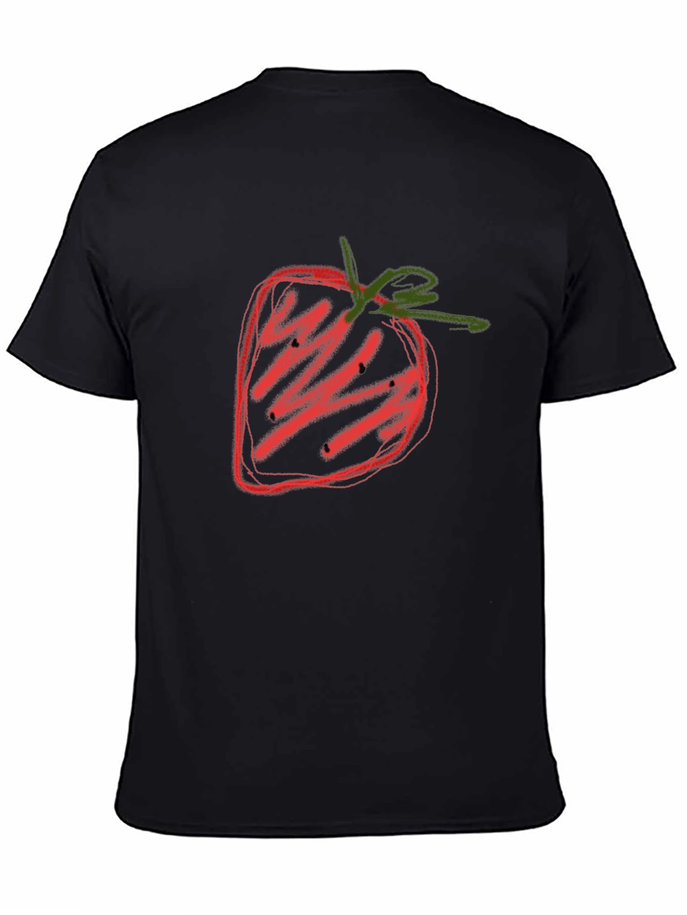 Strawberry Graphic Tee - Casual Cotton Shirt