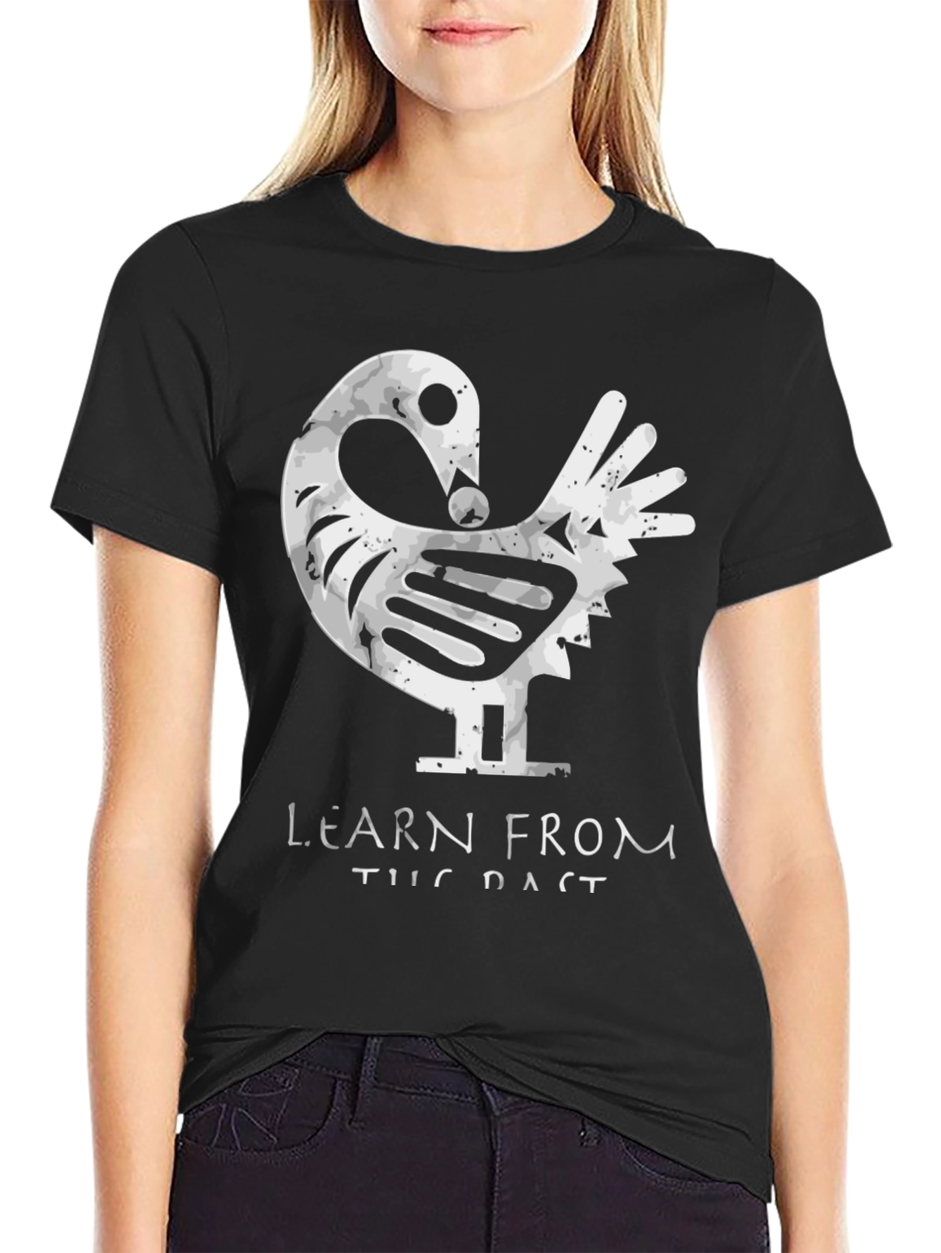 Adinkra Inspired T-Shirt - Learn From The Past