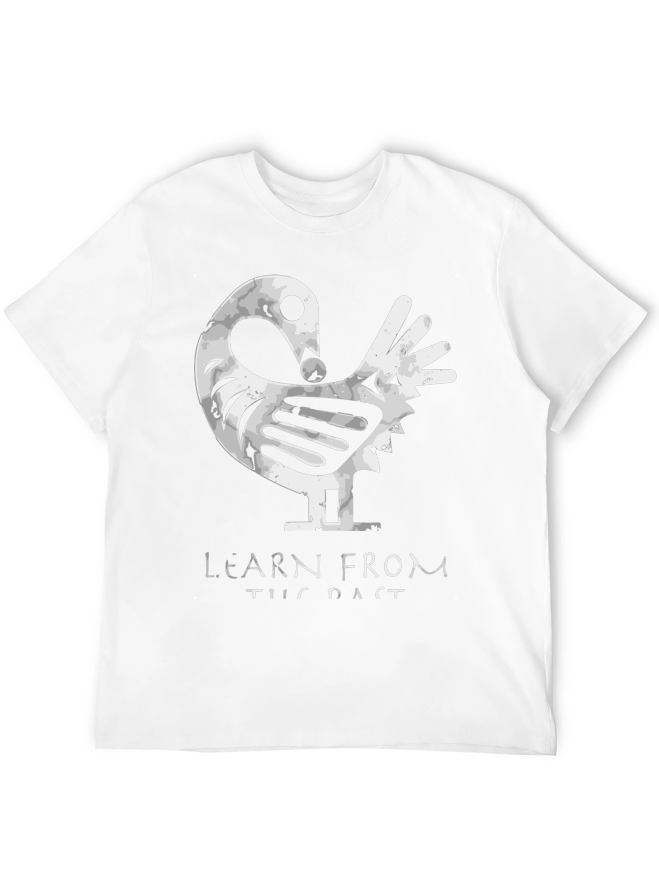 Adinkra Inspired T-Shirt - Learn From The Past