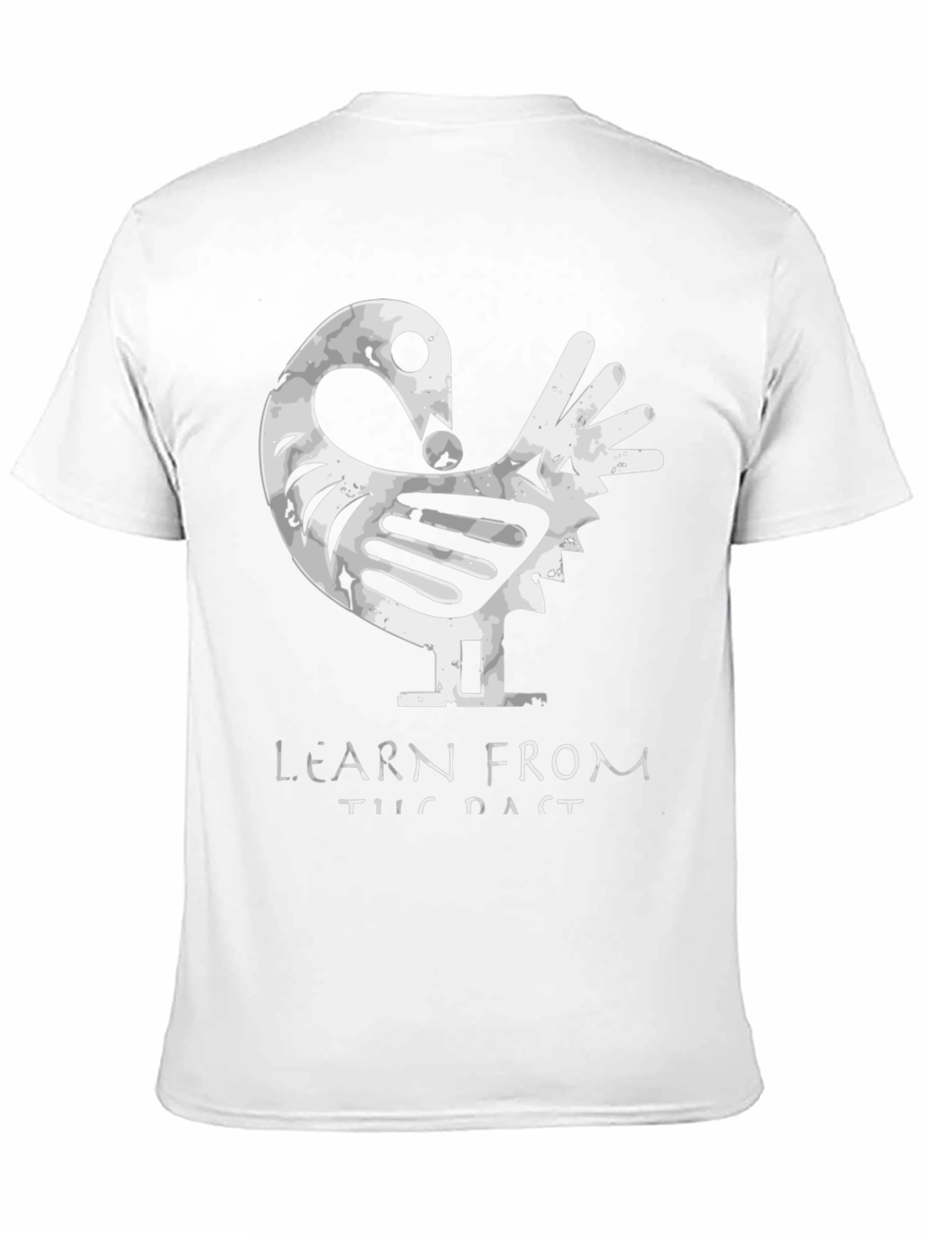 Adinkra Inspired T-Shirt - Learn From The Past