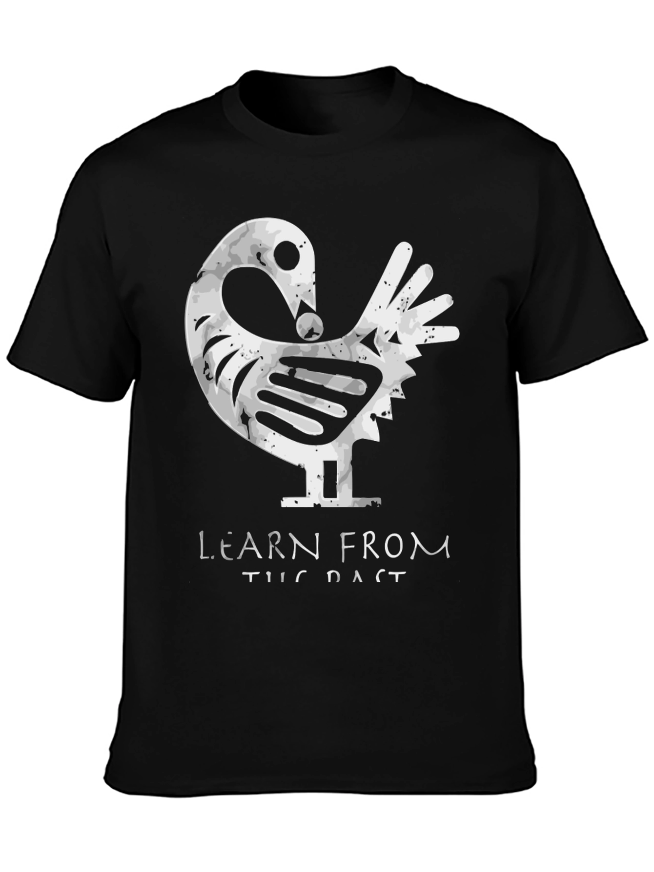 Adinkra Inspired T-Shirt - Learn From The Past
