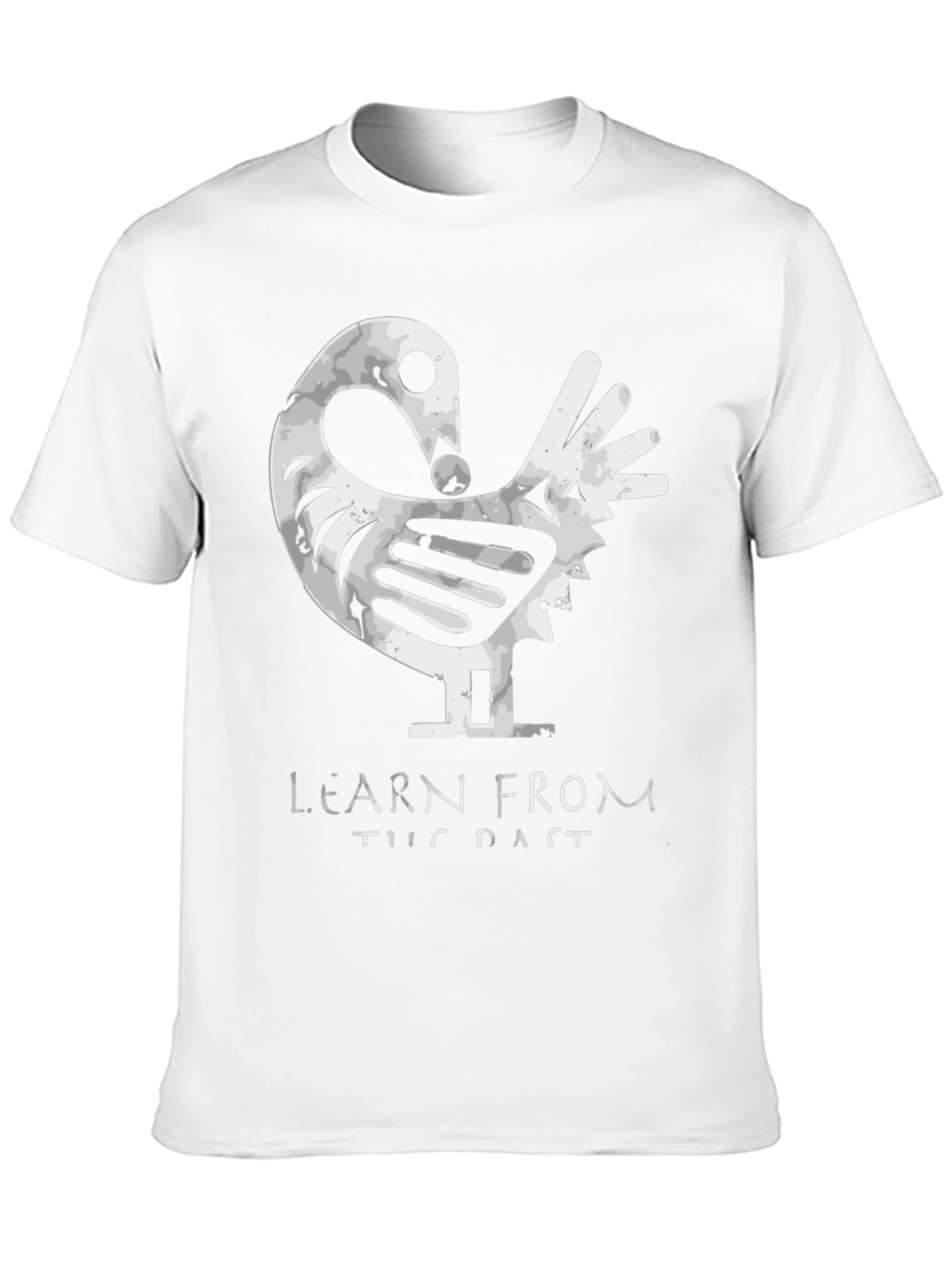 Adinkra Inspired T-Shirt - Learn From The Past