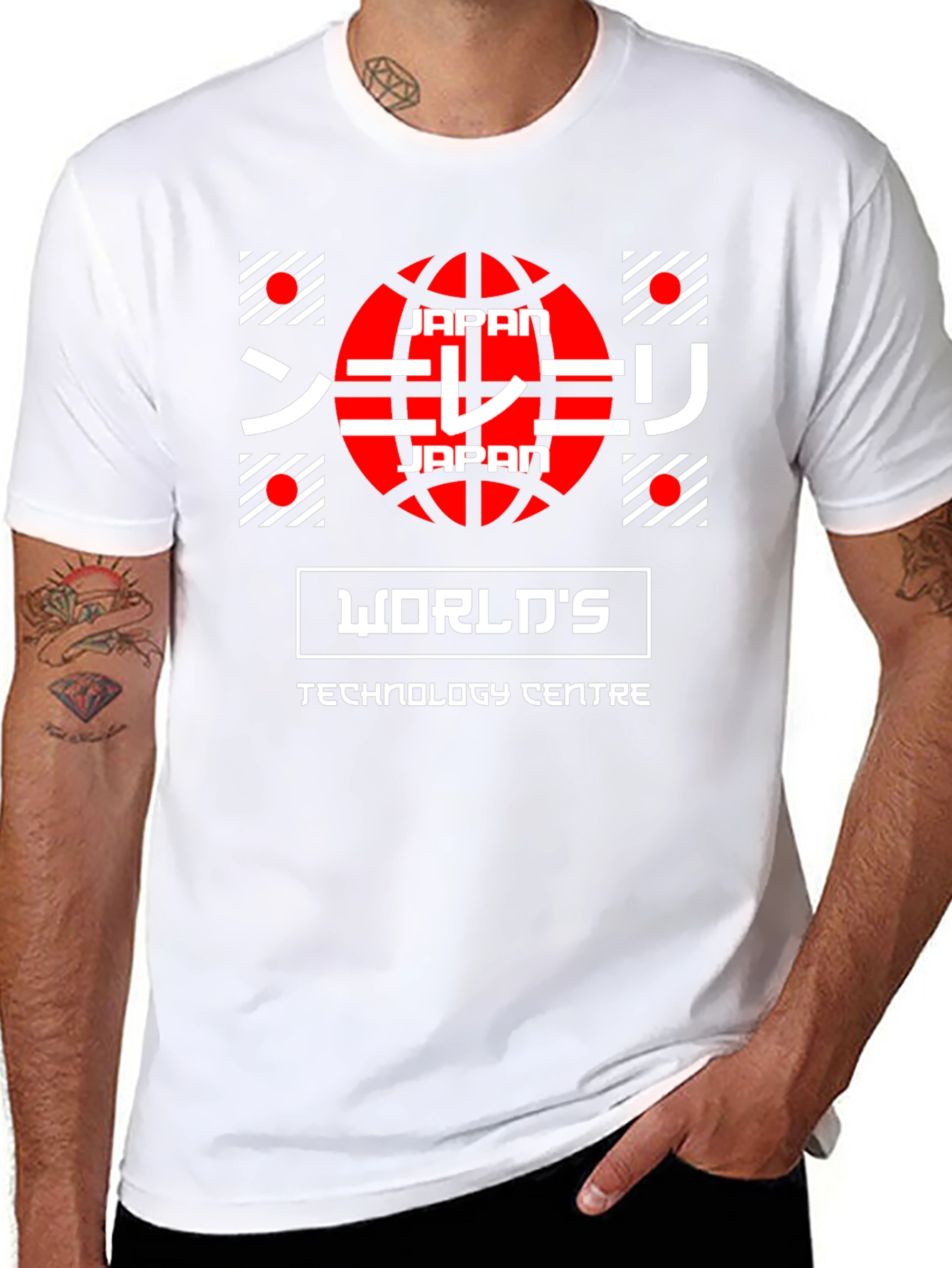 Japan Worlds Tech Center Graphic T-Shirt