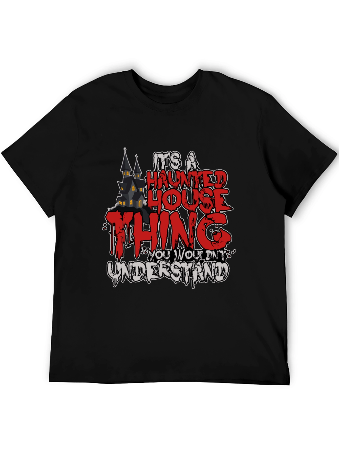 Haunted House Thing Graphic Tee