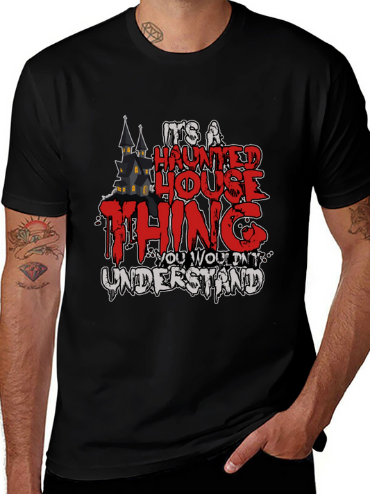Haunted House Thing Graphic Tee