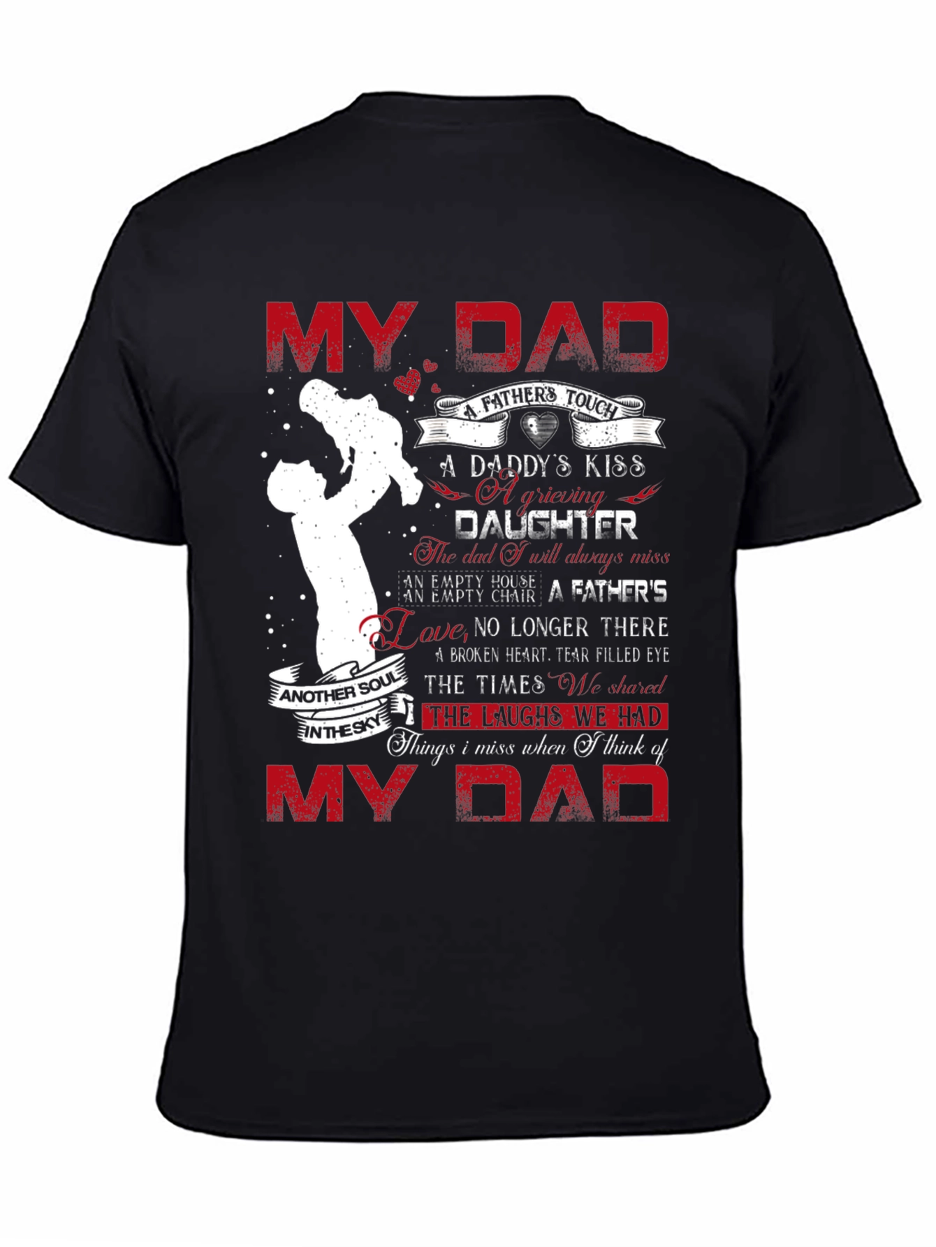 My Dad Daughter Memorial Graphic T-Shirt