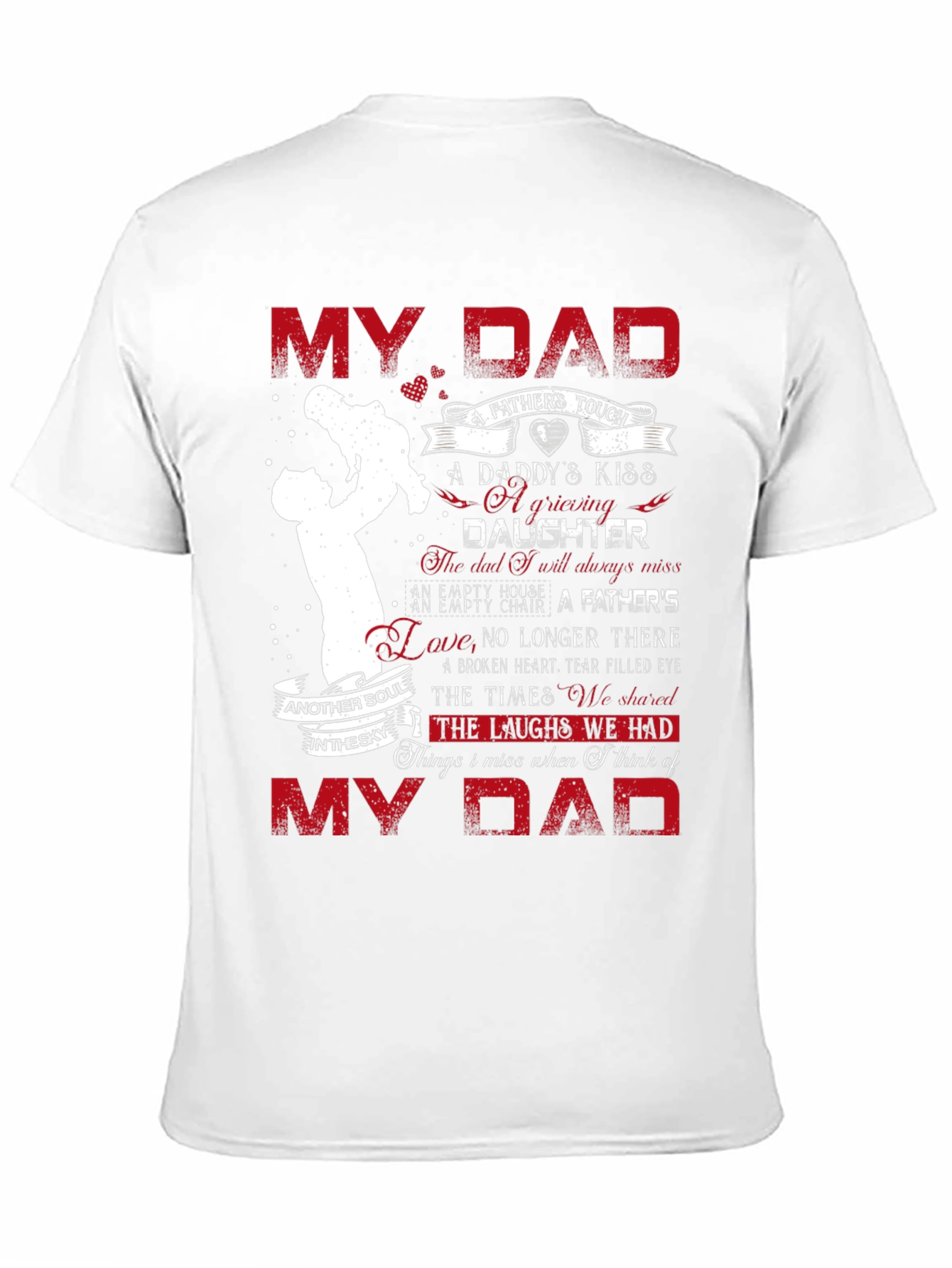 My Dad Daughter Memorial Graphic T-Shirt