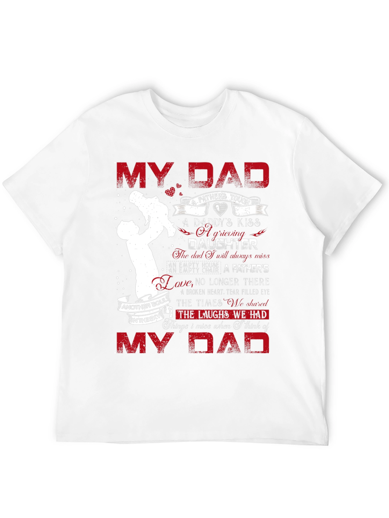 My Dad Daughter Memorial Graphic T-Shirt