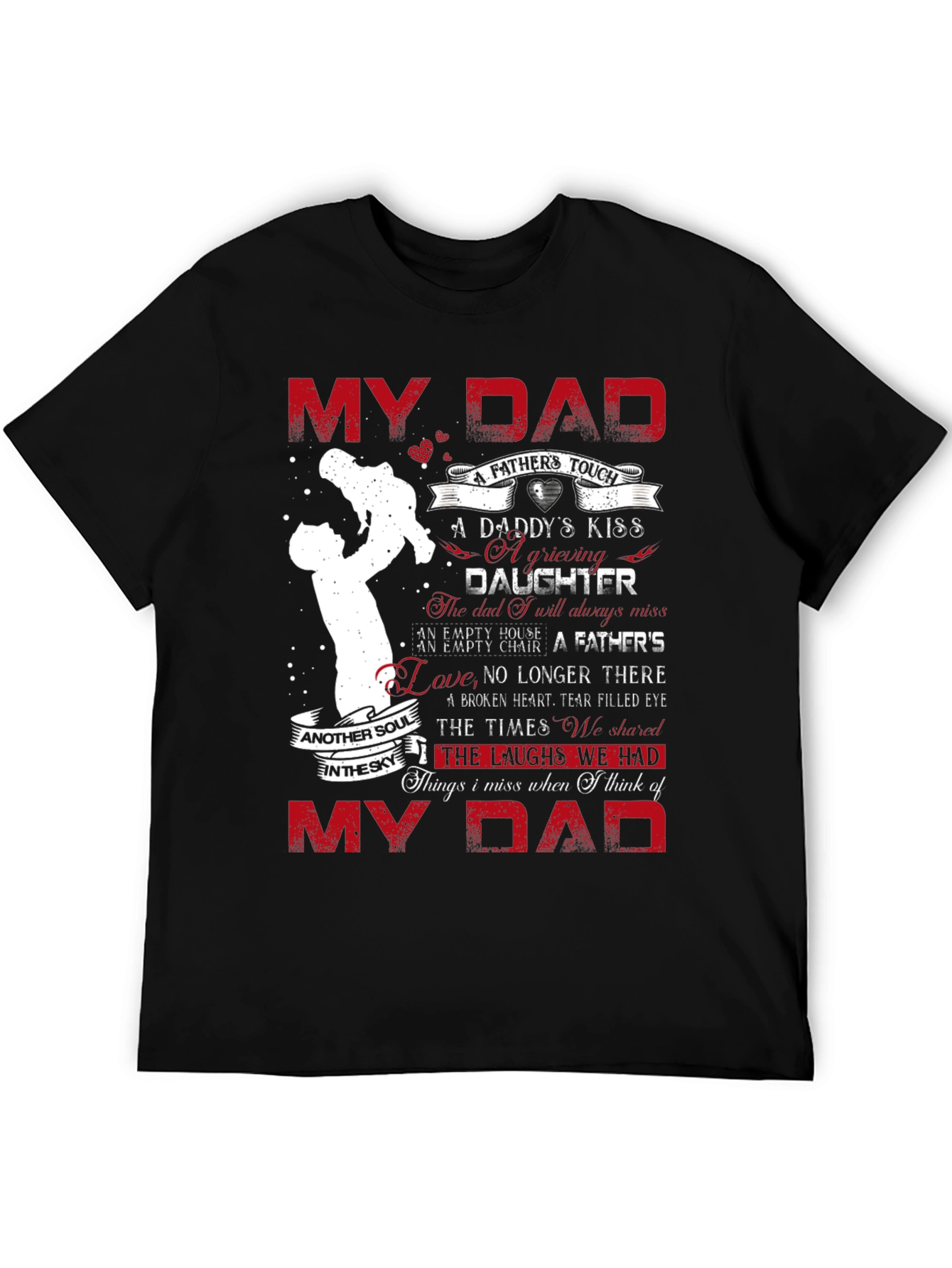 My Dad Daughter Memorial Graphic T-Shirt