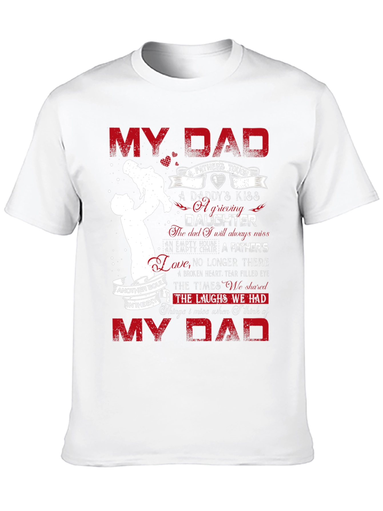 My Dad Daughter Memorial Graphic T-Shirt