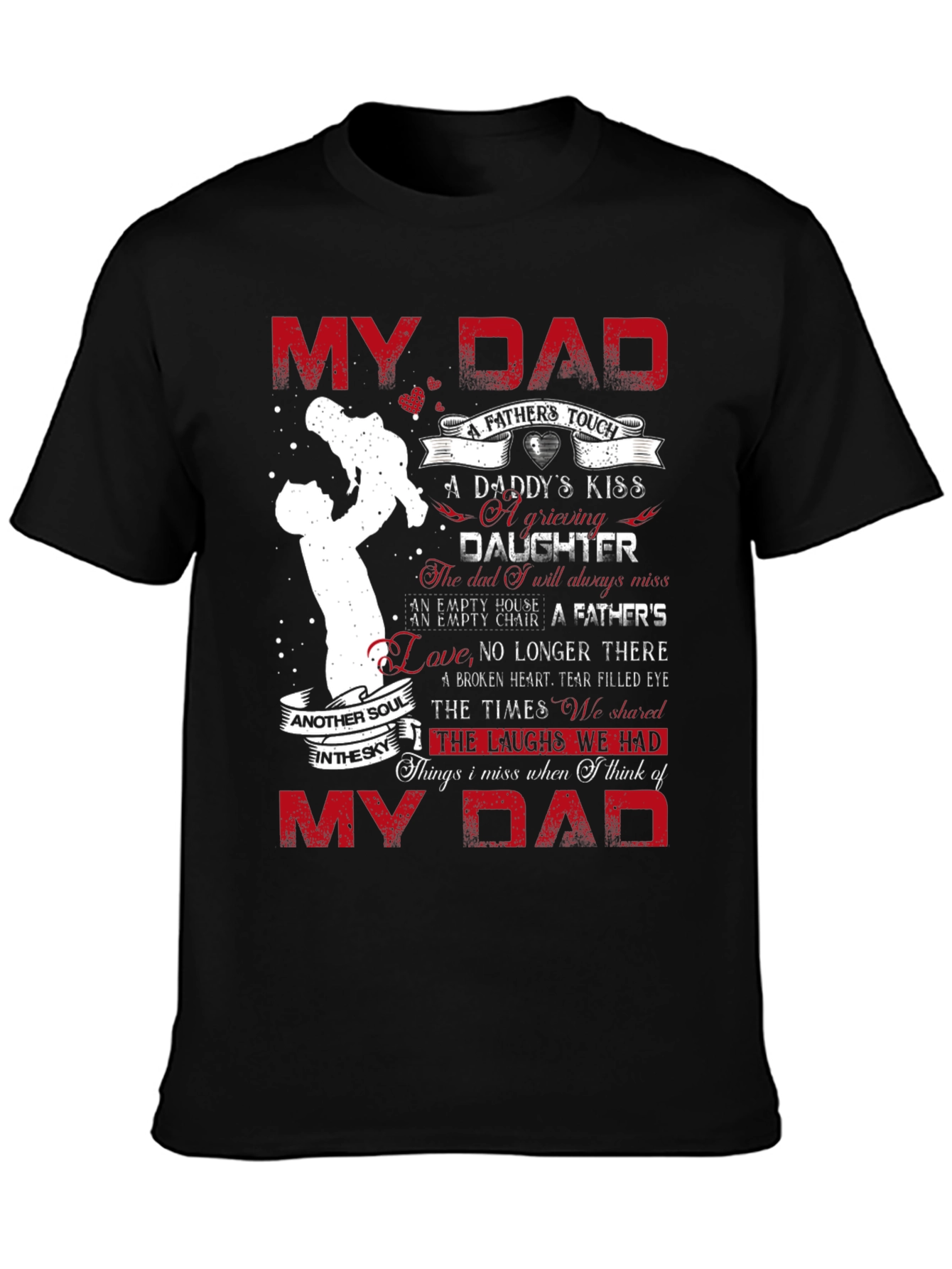 My Dad Daughter Memorial Graphic T-Shirt