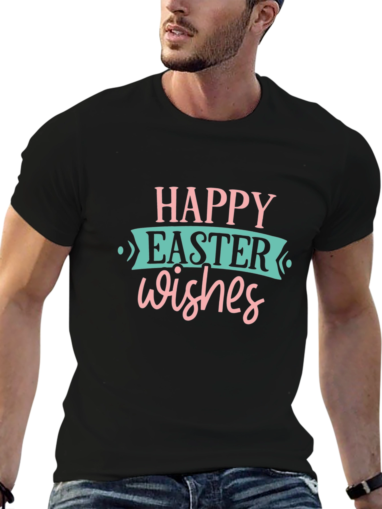 Happy Easter Wishes Graphic Tee