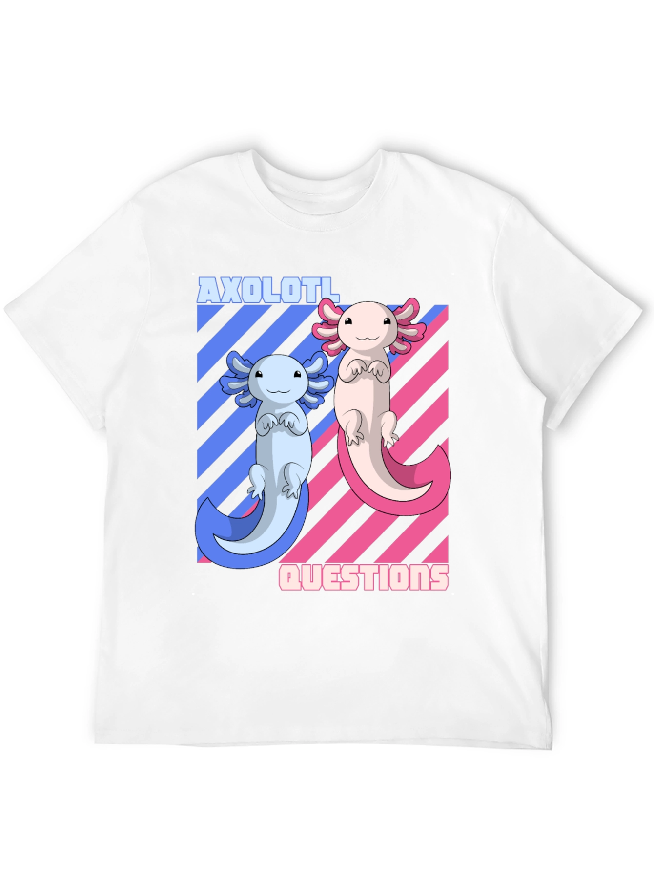 Axolotl Questions T-Shirt - Unisex Crew Neck