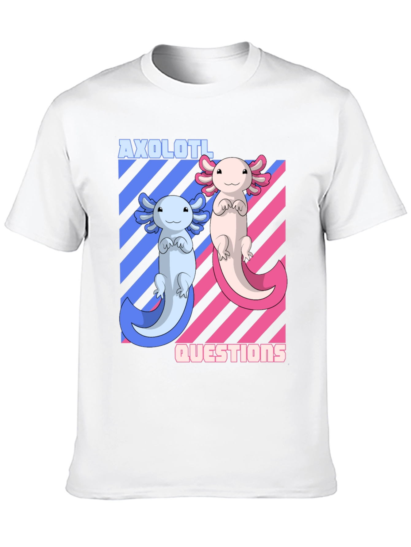 Axolotl Questions T-Shirt - Unisex Crew Neck