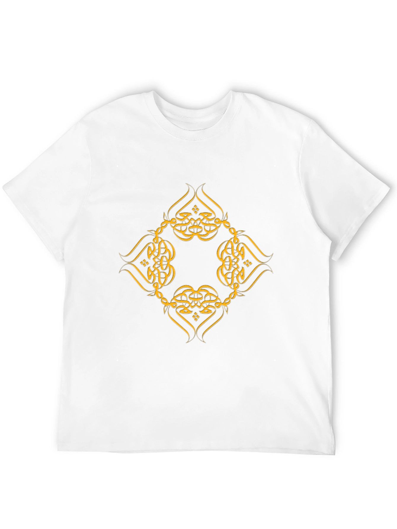 Elegant Arabic Calligraphy Design Black T-Shirt