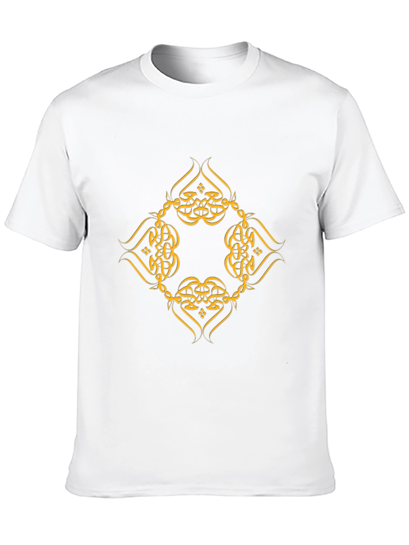 Elegant Arabic Calligraphy Design Black T-Shirt