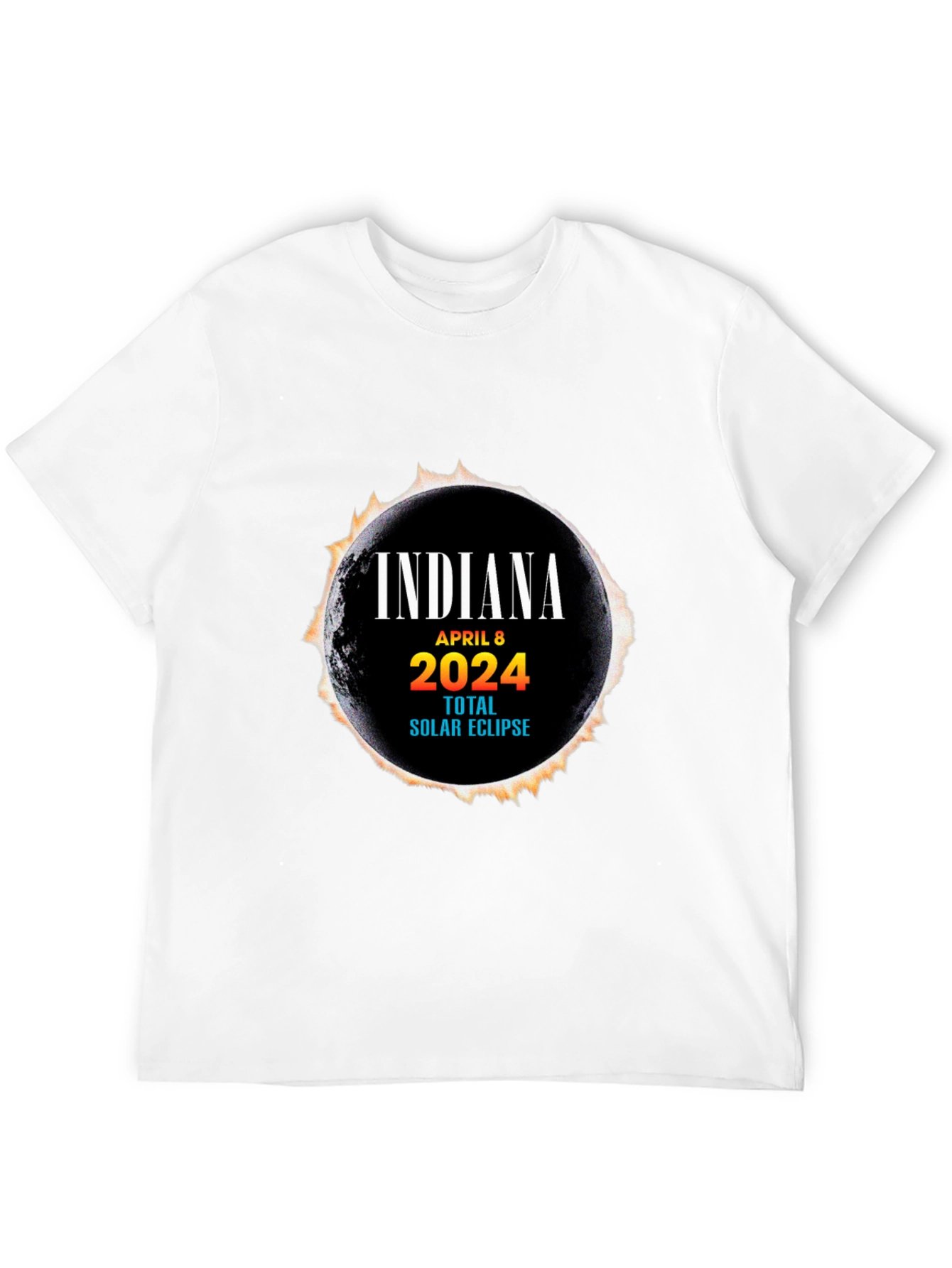 Indiana April 8 2024 Total Solar Eclipse T-Shirt