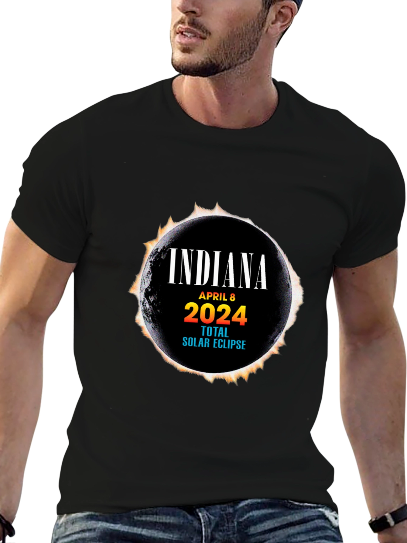 Indiana April 8 2024 Total Solar Eclipse T-Shirt
